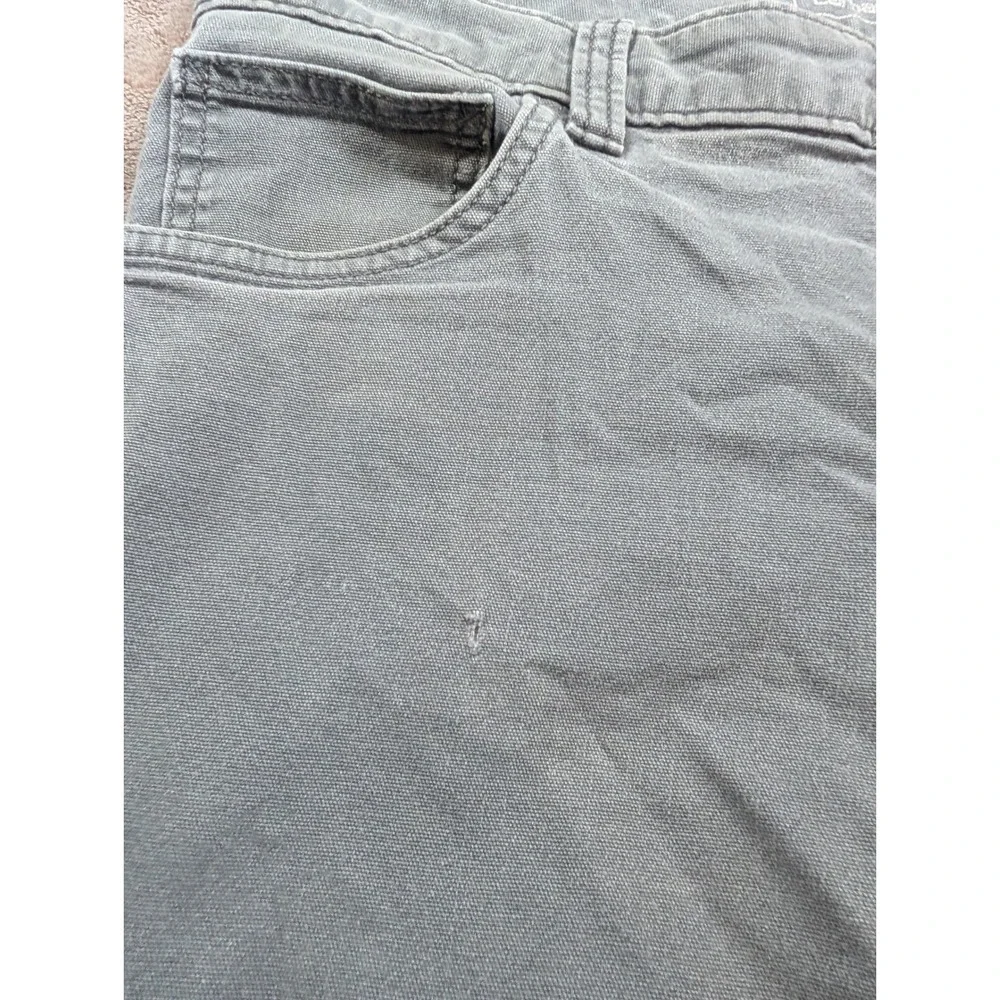 Carhartt Work Pants Mens 34x32 Gray Rugged Flex Relaxed Fit Canvas BN2517-M